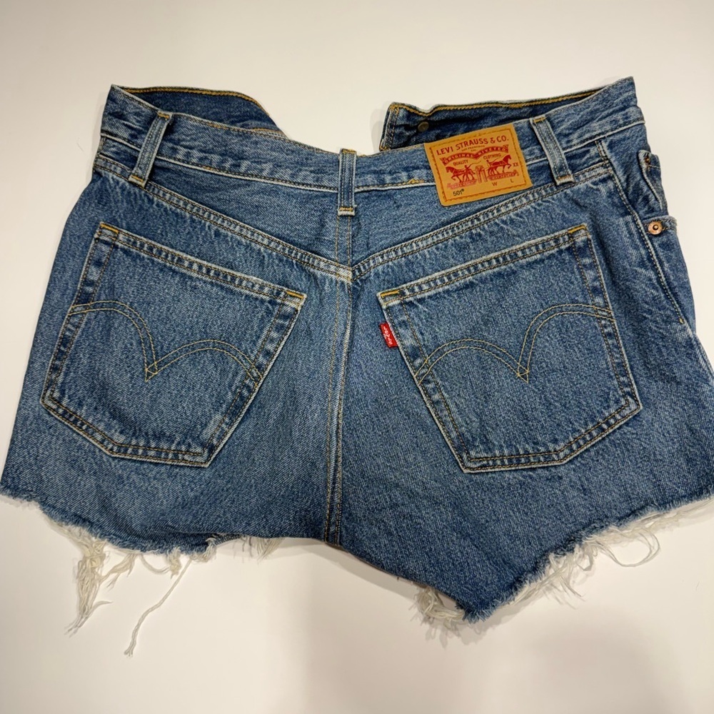 Levi's 501 Classic Blue Jean Shorts